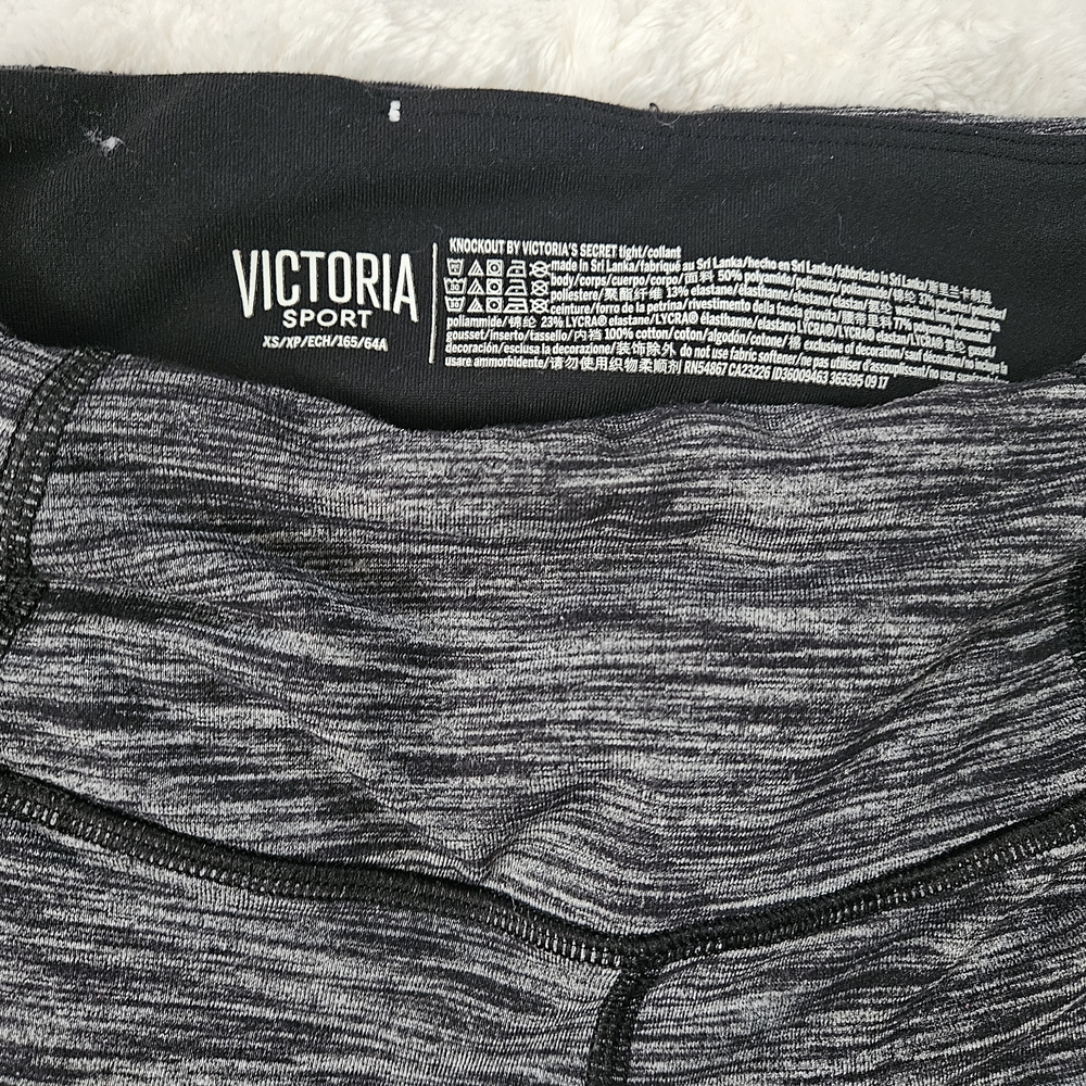 Victoria Sport Black and Gray Leggings